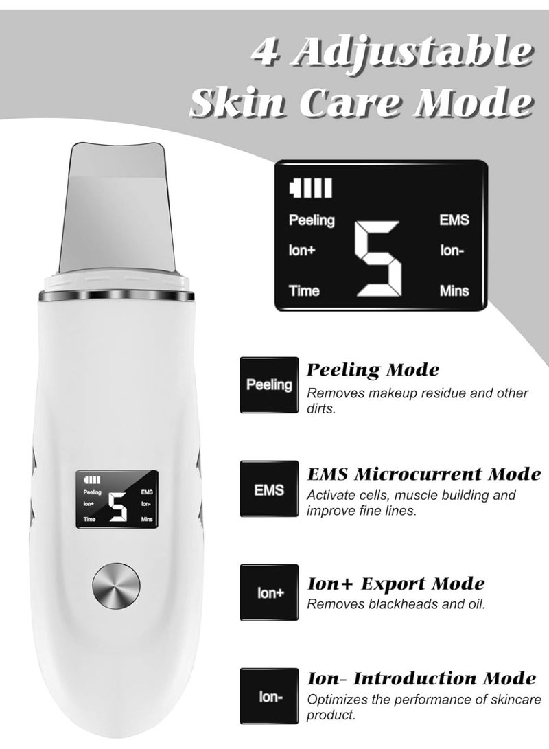 Facial cleansing and blackhead removal tool with rechargeable base, LCD screen, deep facial cleansing skincare tools - Image 3